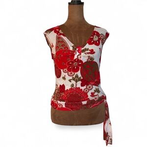 Vintage Floral Y2K Top XS/S